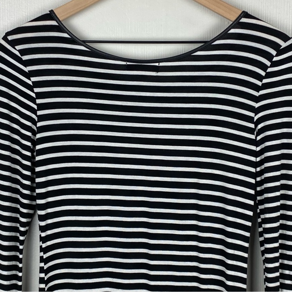 GB Gianni Bini Dress Womens Medium‎ Striped Bodycon Stretch - Picture 11 of 12